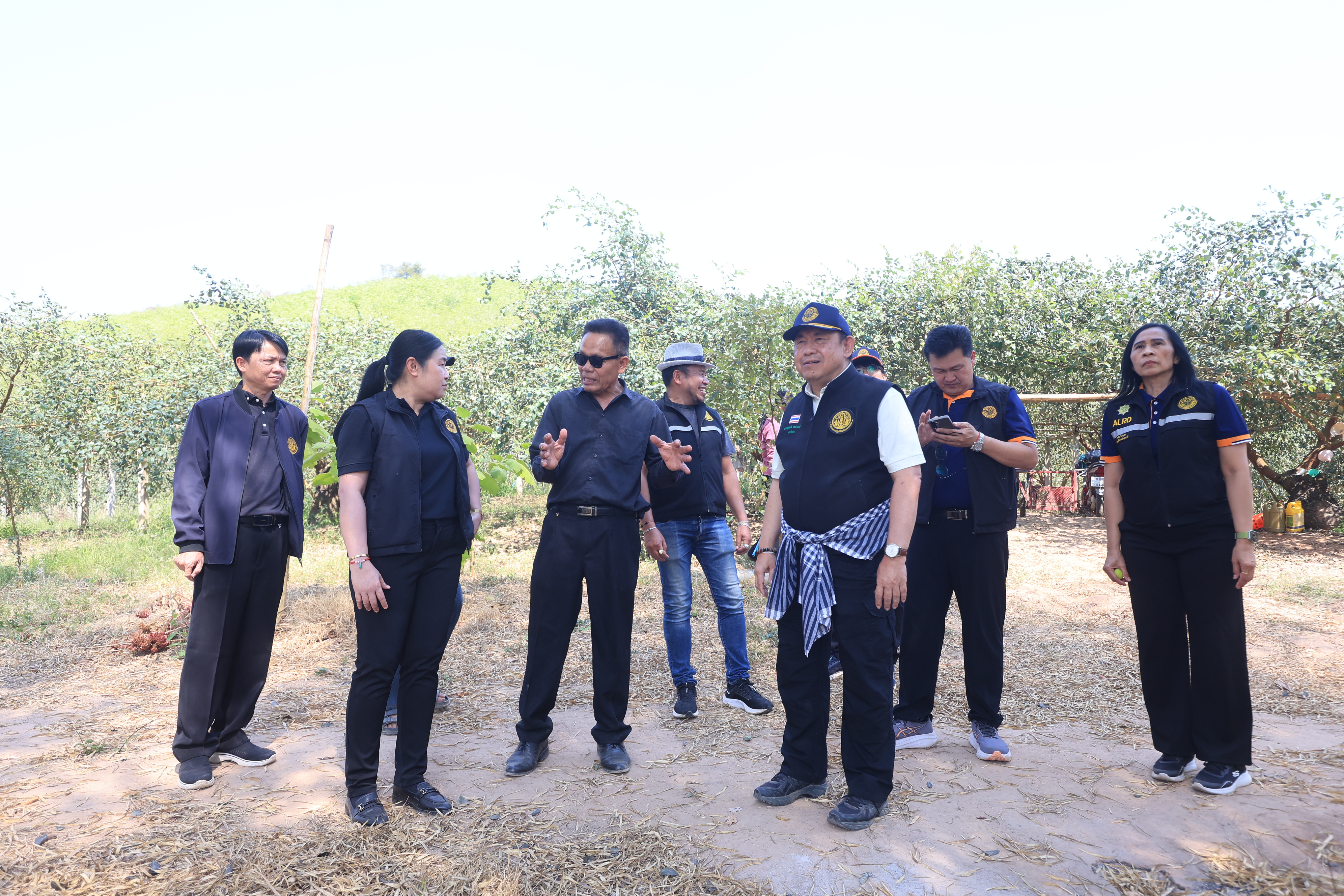 title - เลขาธิการ ส.ป.ก. และคณะ ตรวจเยี่ยมกลุ่มปลูกพุทรา บ้านท่าดีหมี หมู่ที่ 4 ต.ปากตม อ.เชียงคาน จ.เลย